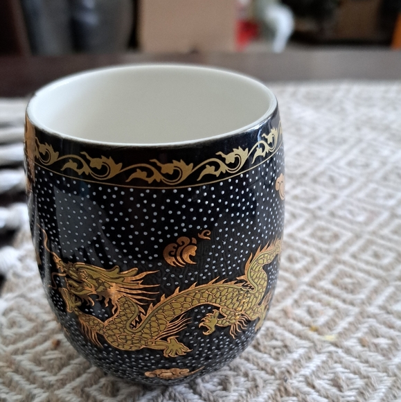 Ceramic dragon cups - Picture 4 of 4
